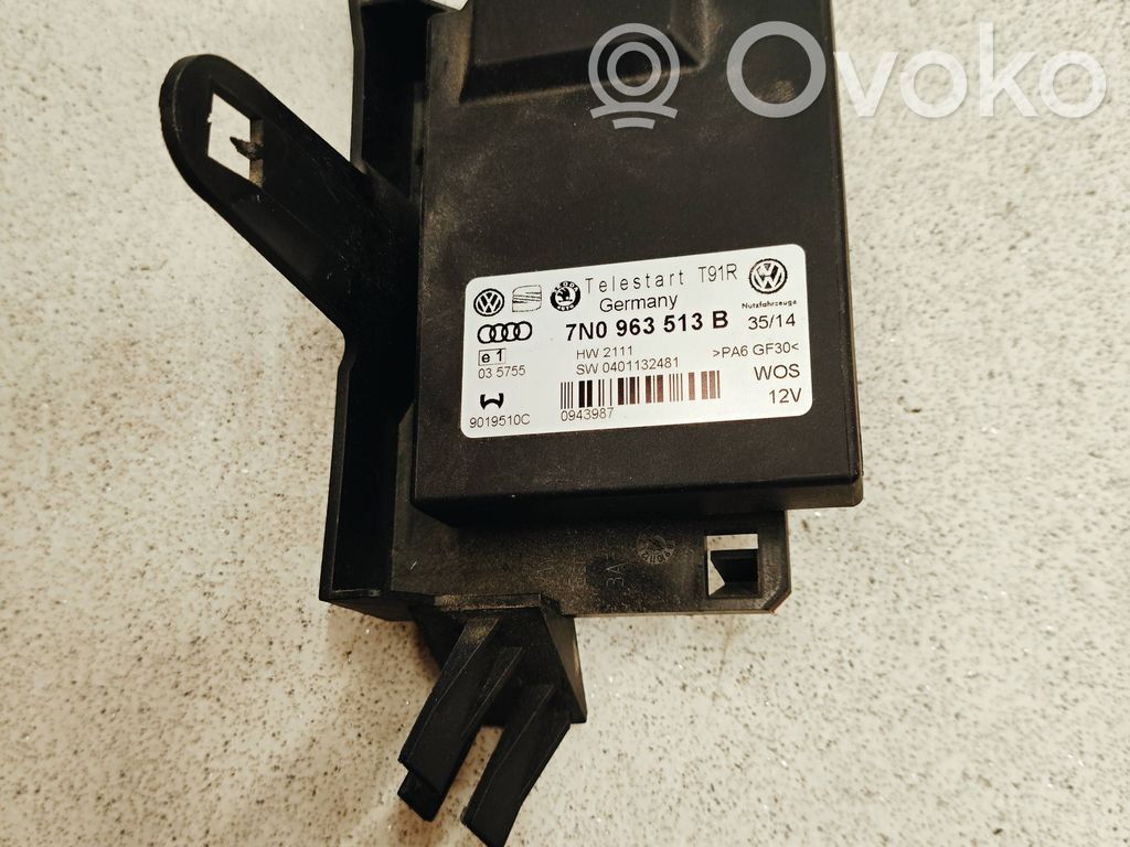 Volkswagen Touran II Auxiliary heating control unit/module 