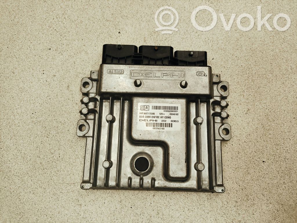 Peugeot 508 RXH Engine control unit/module 