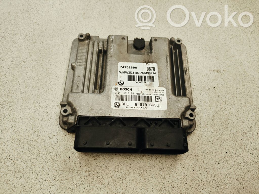 Mini One - Cooper Clubman R55 Sterownik / Moduł ECU 
