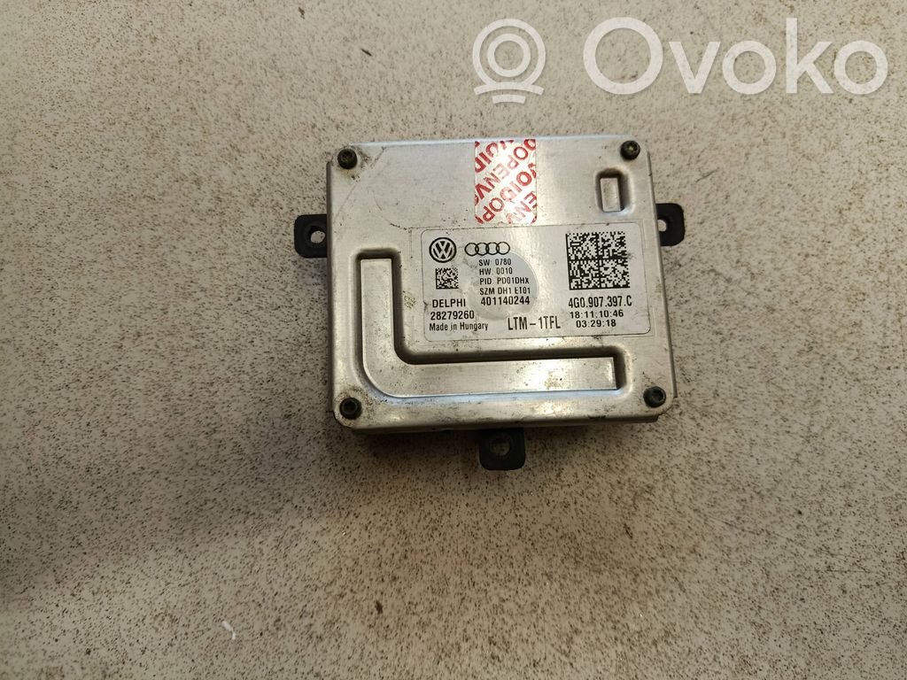 Audi A7 S7 4G Module de ballast de phare Xenon 