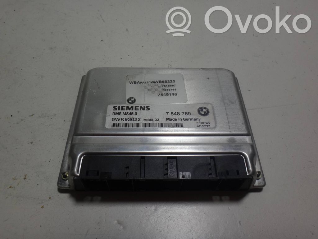 Immobilizer control unit/module   7548769