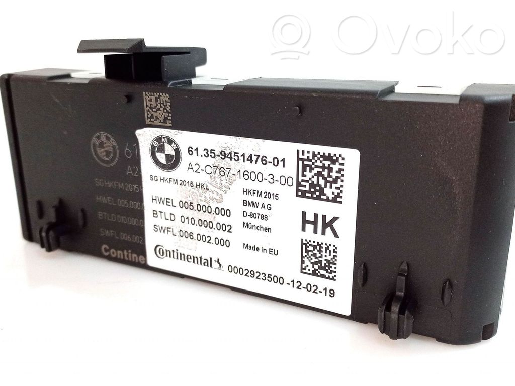 BMW 7 G11 G12 Unité de commande / module de hayon 