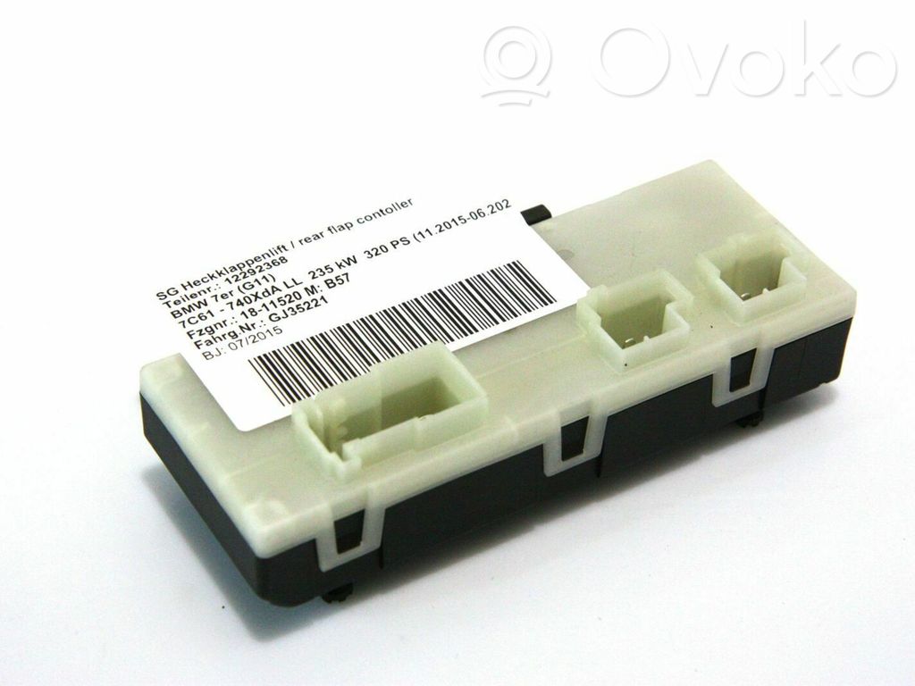 BMW 5 G30 G31 G38 Sterownik / Moduł elektrycznej klapy tylnej / bagażnika 