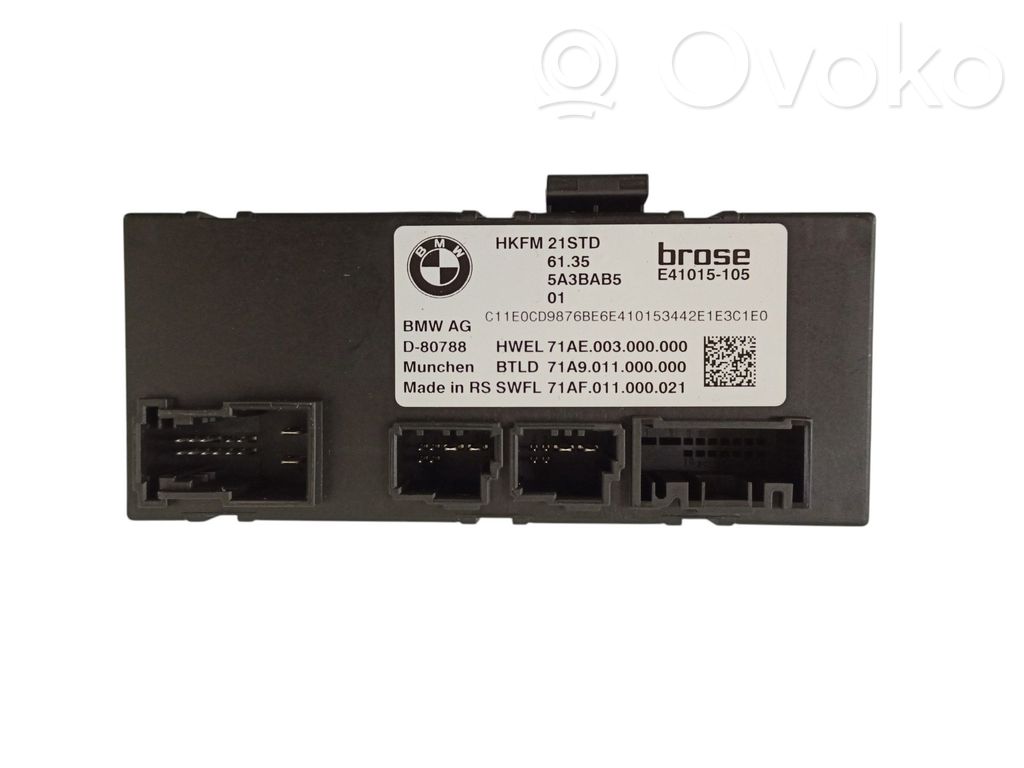 BMW 7 G70 Tailgate/trunk control unit/module 