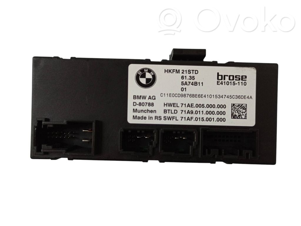 BMW XM Tailgate/trunk control unit/module 