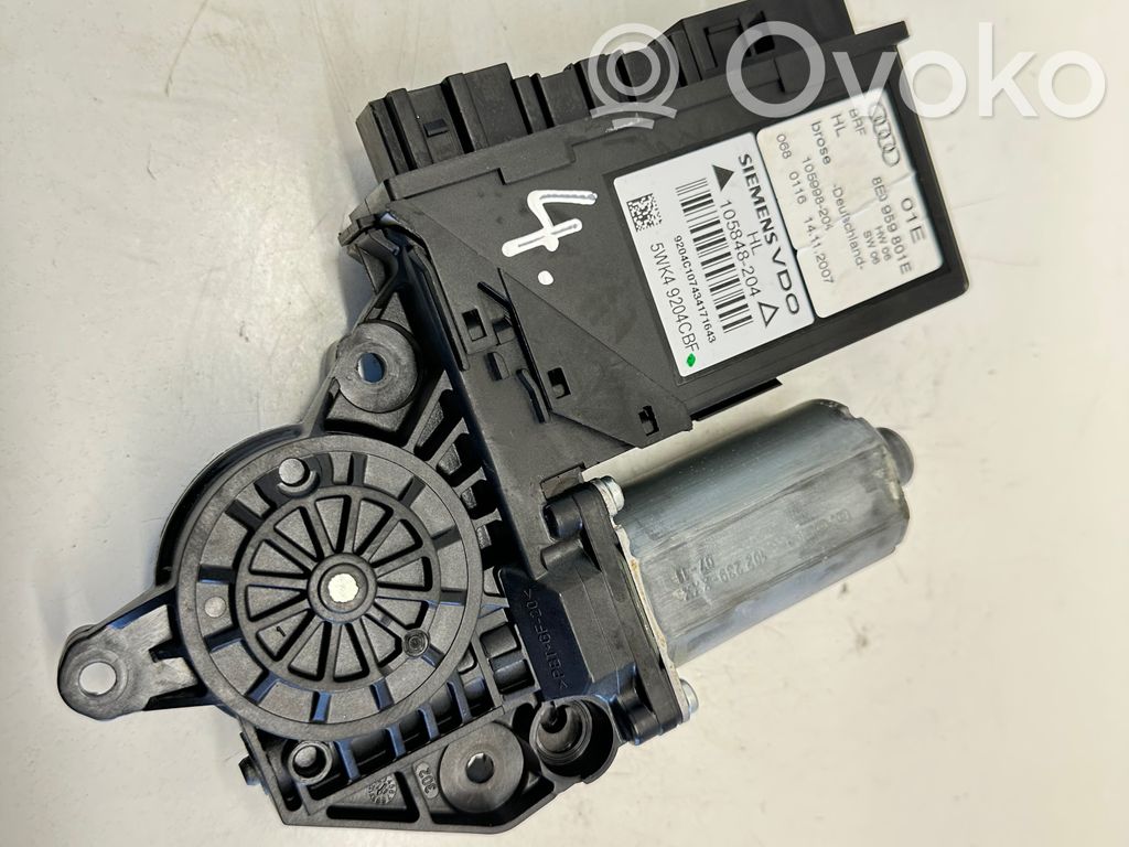 Audi A4 S4 B7 8E 8H Silniczek podnoszenia szyby drzwi tylnych 