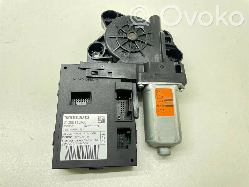 Volvo V50 Silnik regulatora szyby drzwi przednich 