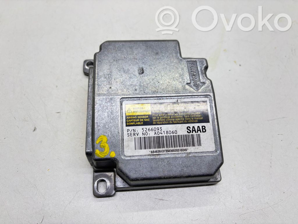 Saab 9-5 Airbag control unit/module 