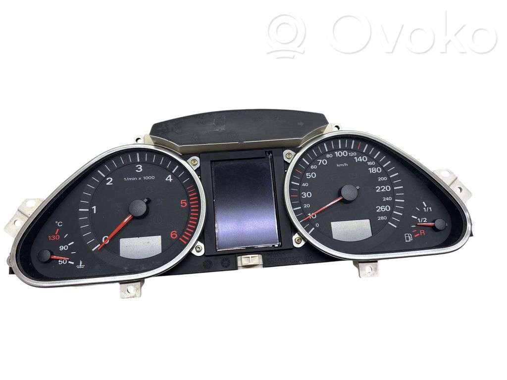 Audi A6 S6 C6 4F Speedometer (instrument cluster) 