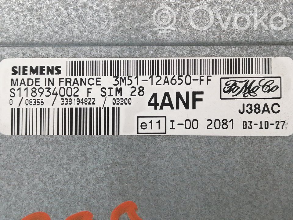 Unidad de control/módulo del motor   3M5112A650FF