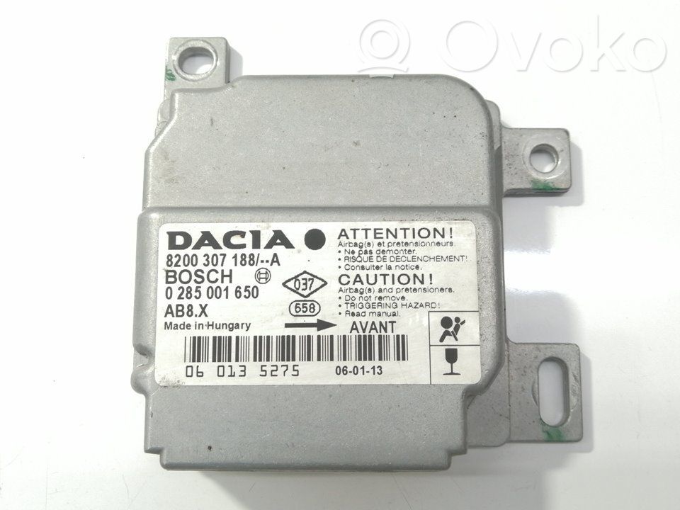 Dacia Logan I Bague collectrice/contacteur tournant airbag (bague SRS)