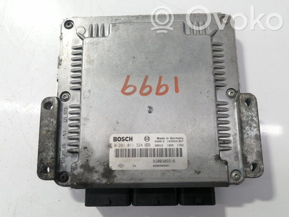 Renault Laguna II Moottorin ohjainlaite/moduuli 