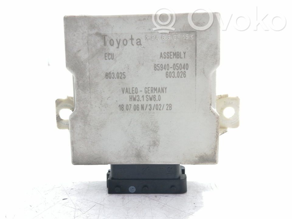 Toyota Avensis T250 Calculateur moteur ECU 