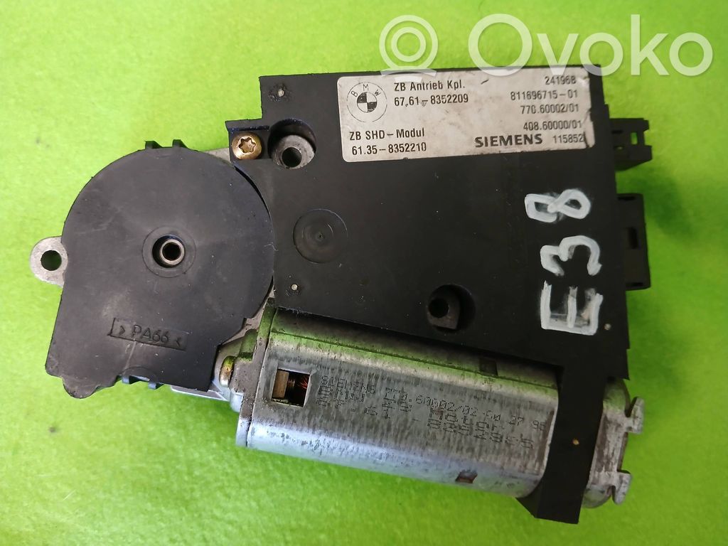 Motor de techo plegable   93876A,67616928756,67610301622,67610143913,67610148886