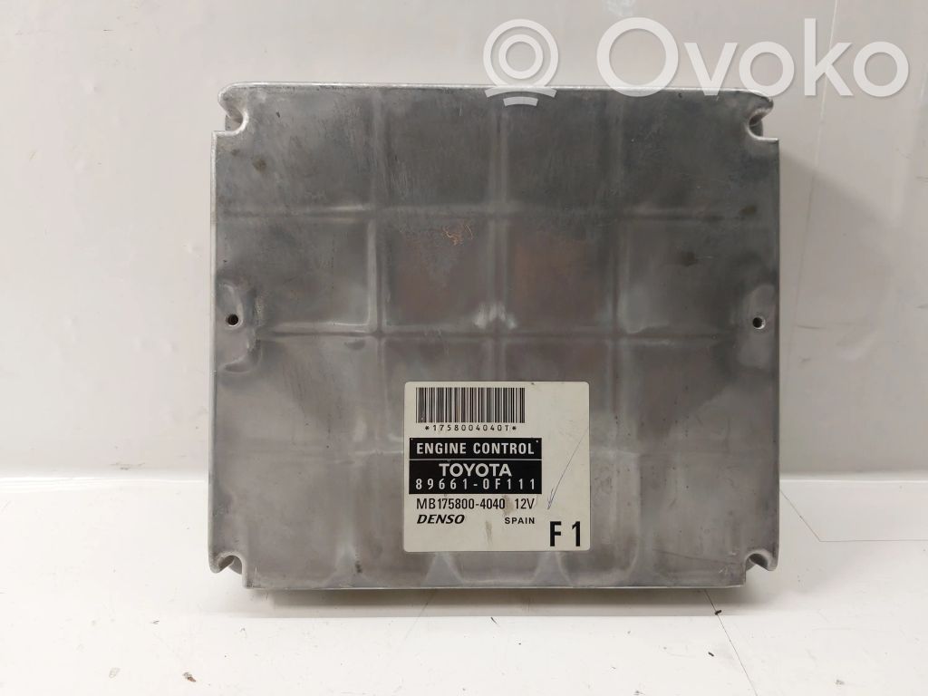 Engine control unit/module   896610F111,MB1758004040