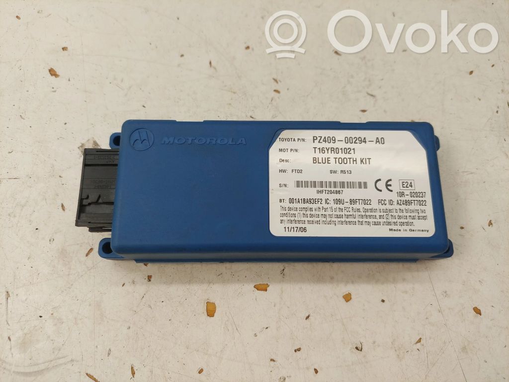 Toyota Corolla Verso AR10 Bluetooth control unit module 