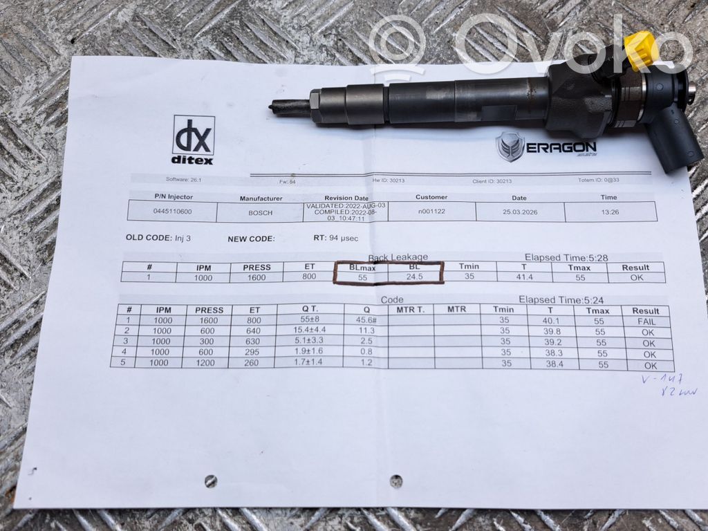 Toyota Verso Wtryskiwacz paliwa 