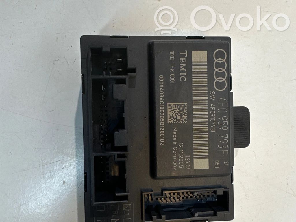 Audi A6 S6 C6 4F Door control unit/module 