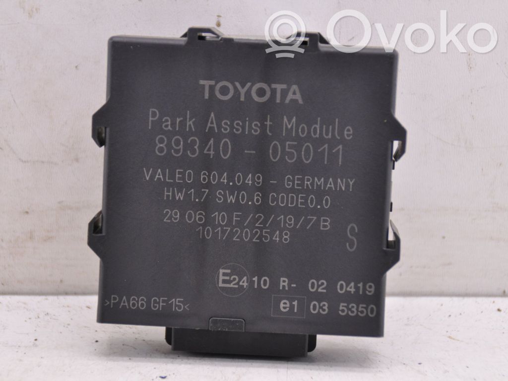 Toyota Avensis T270 Sterownik / Moduł parkowania PDC 