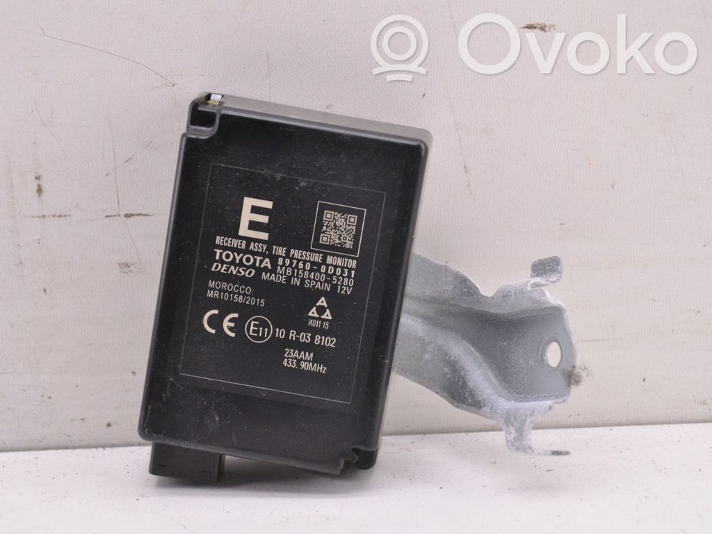 Toyota Yaris Module de pression des pneus 