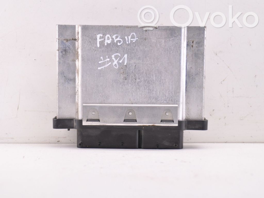Skoda Fabia Mk3 (NJ) Engine control unit/module 