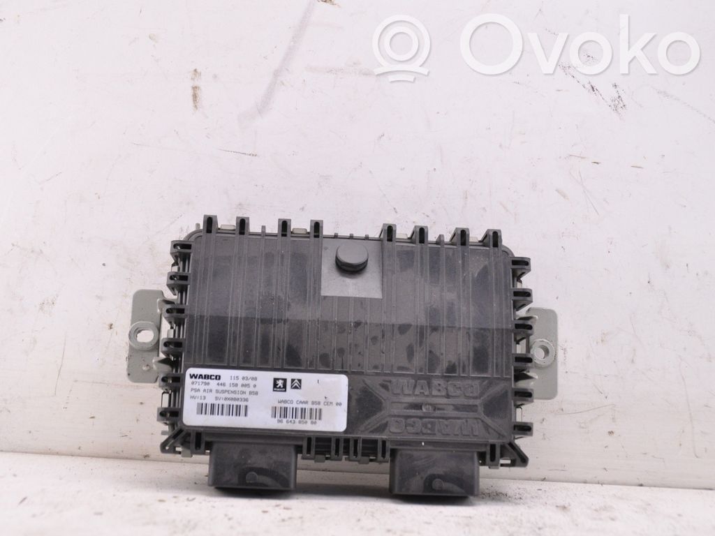 Citroen C4 I Picasso Module de commande suspension pneumatique arrière 