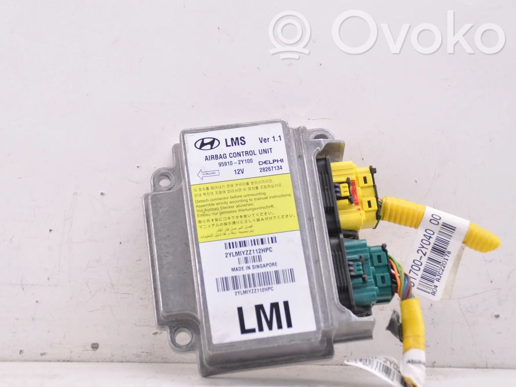 Hyundai ix35 Oro pagalvių valdymo blokas 