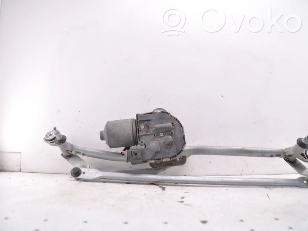 Audi A6 S6 C6 4F Motor y varillaje del limpiaparabrisas delantero 