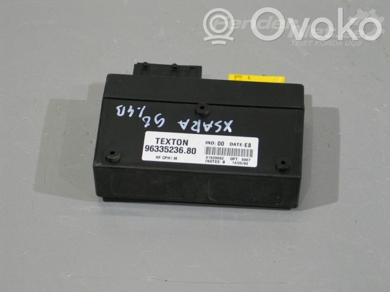 Citroen Xsara Hälytyksen ohjainlaite/moduuli 
