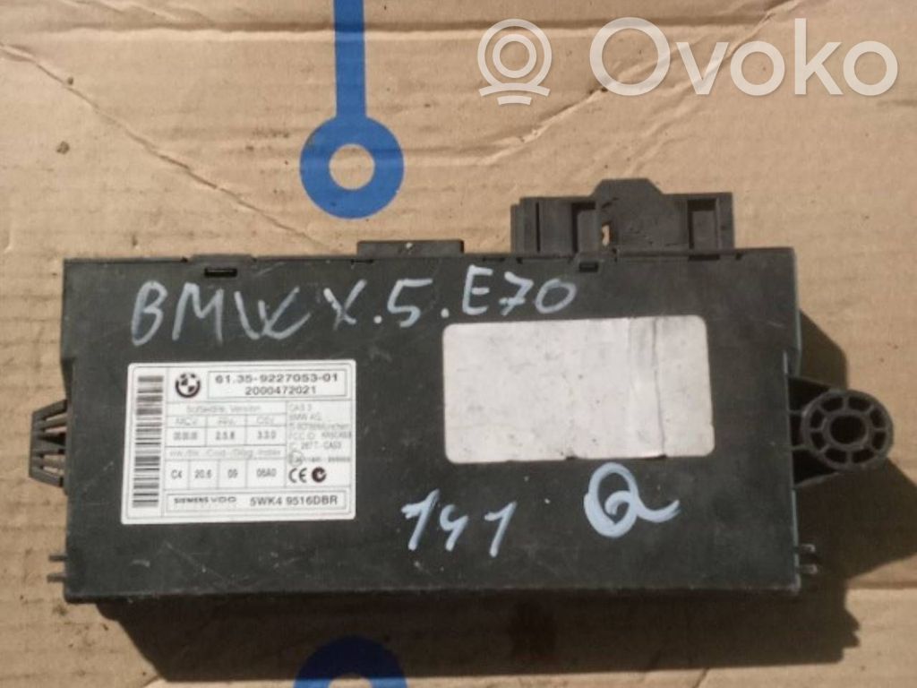 BMW 5 E60 E61 Unité de contrôle module CAS 