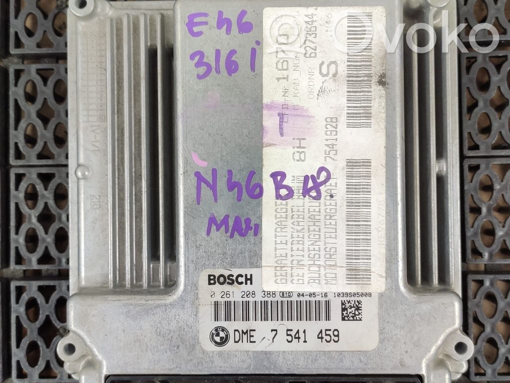 Unité de commande, module ECU de moteur   7541459