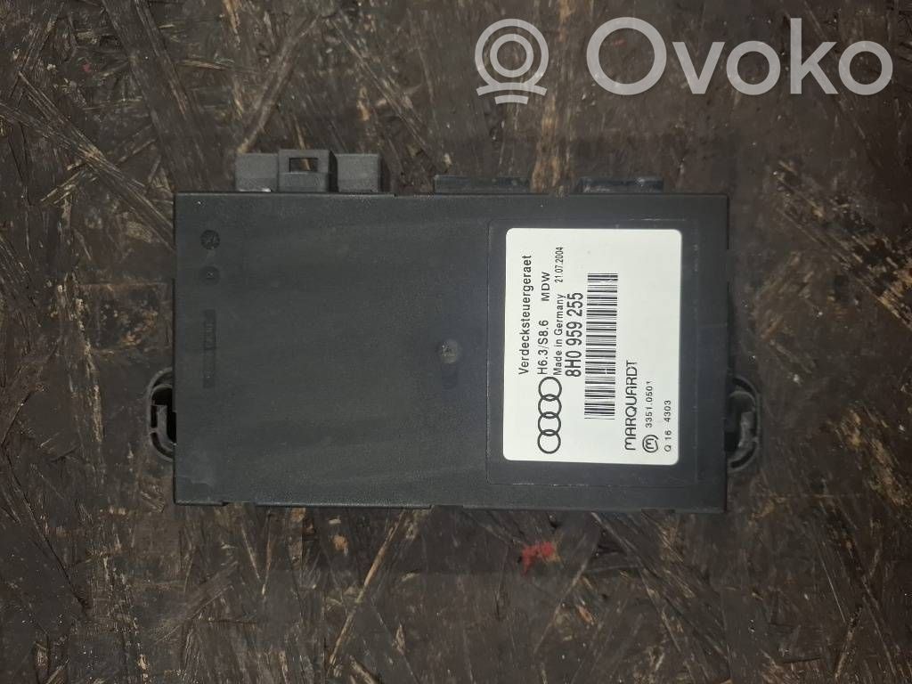 Audi A4 S4 B6 8E 8H Muut ohjainlaitteet/moduulit 