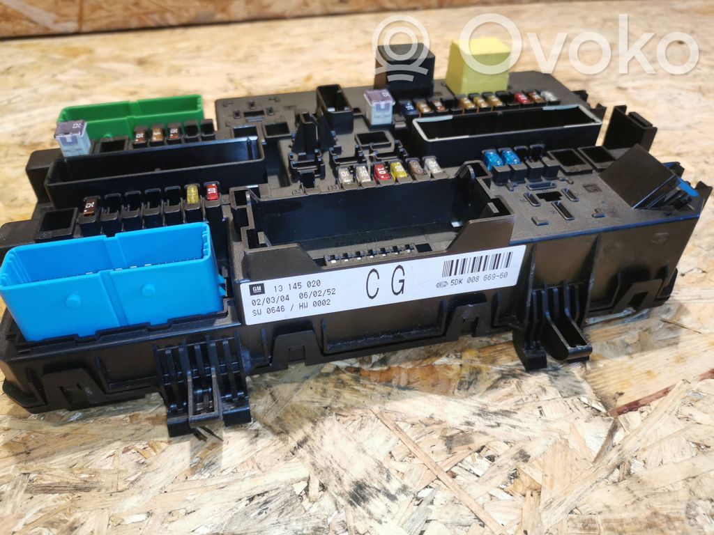 Módulo de fusible   13145020