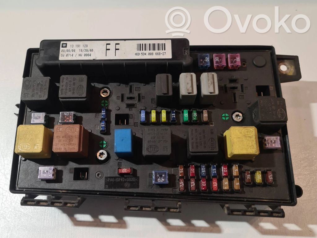 Módulo de fusible   13191129,5DK00866827