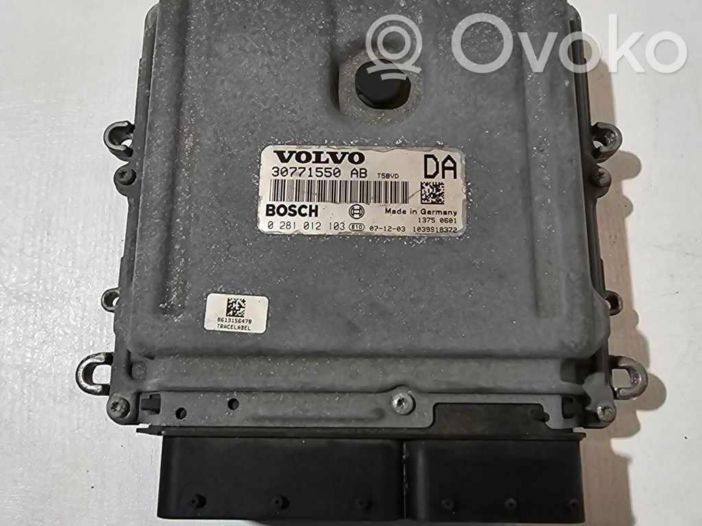 Engine control unit/module   30771550,0281012103,1039S18372