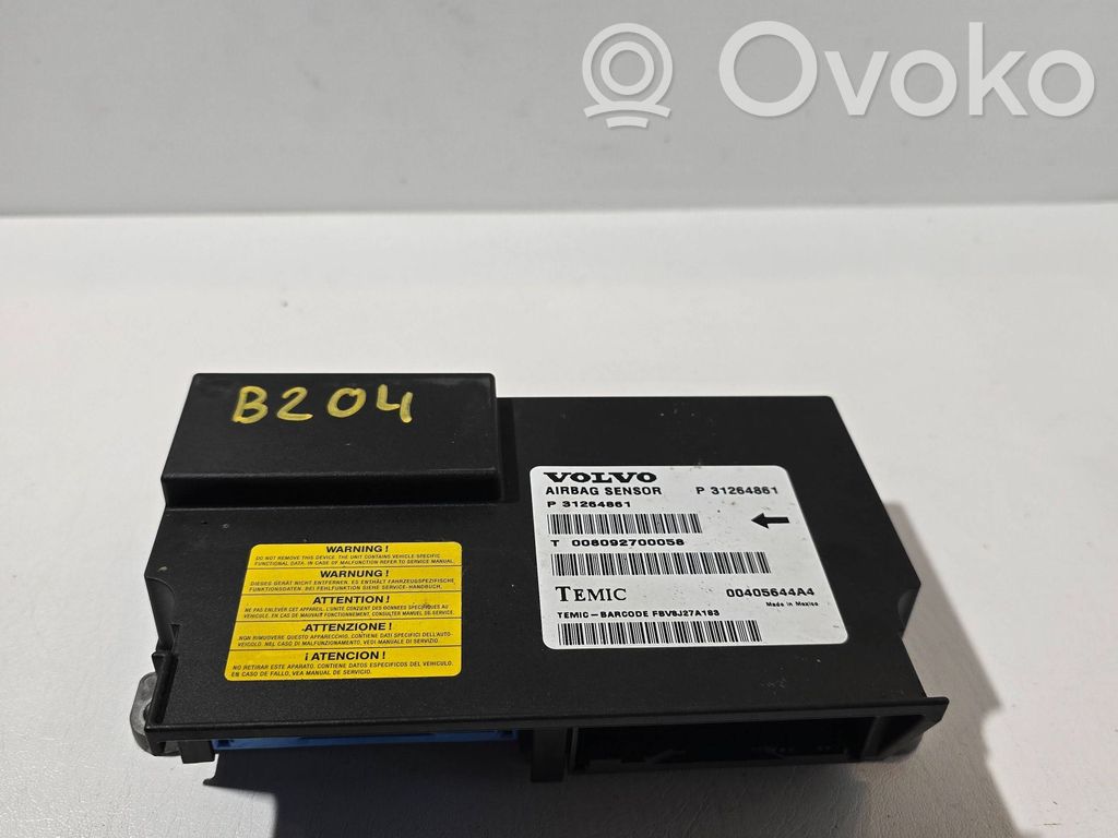 Volvo S80 Airbag control unit/module 
