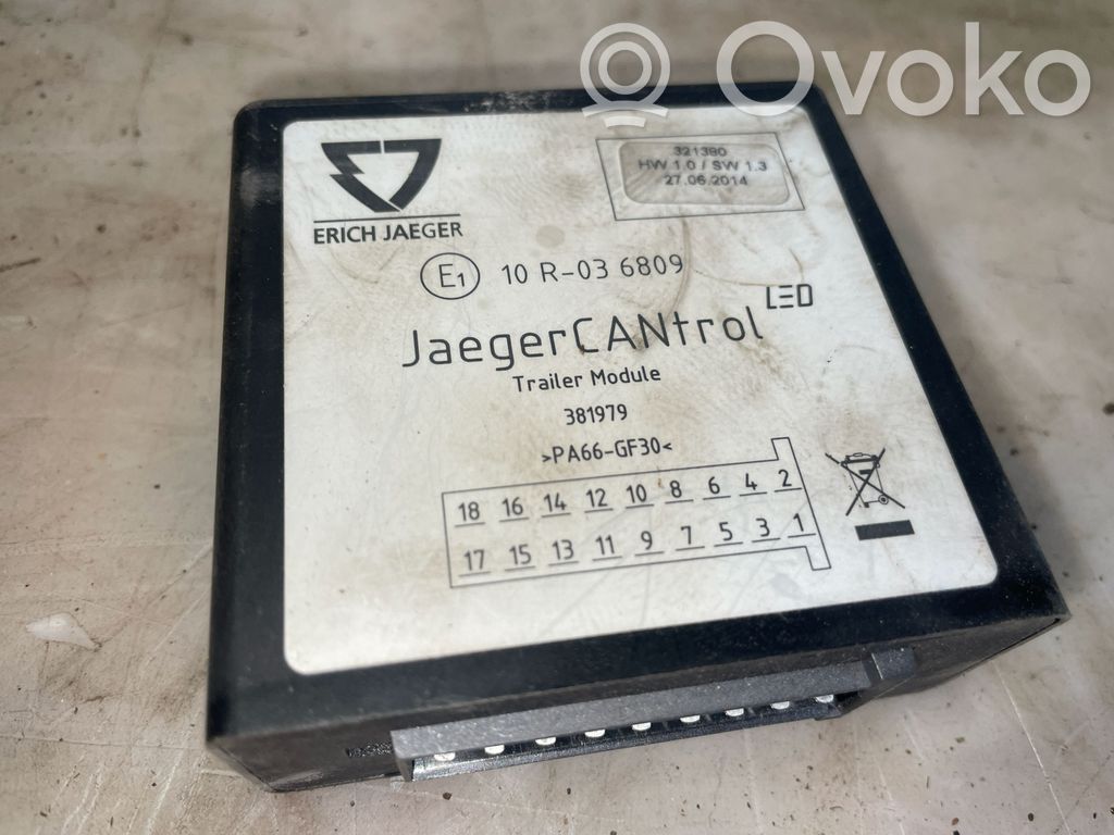 Opel Astra J Tow bar trailer control unit/module 