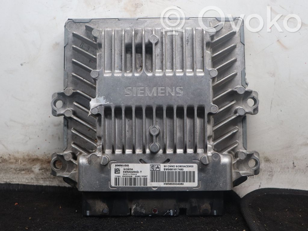 Peugeot 407 Engine control unit/module 