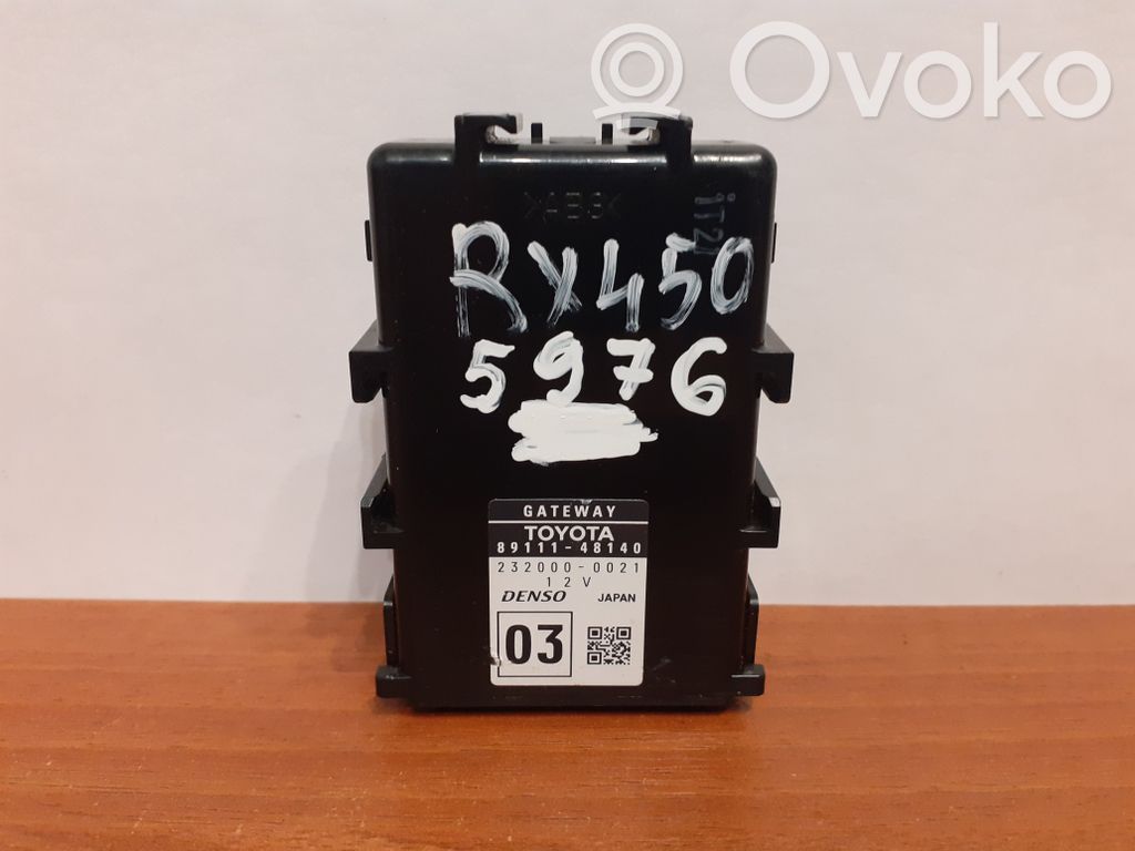 Lexus RX 330 - 350 - 400H Gateway valdymo modulis 