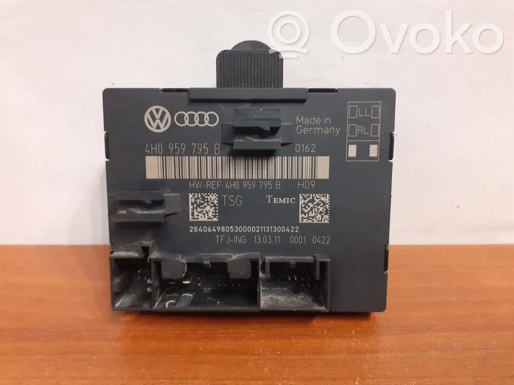 Unité de commande module de porte   4H0959795B,11585