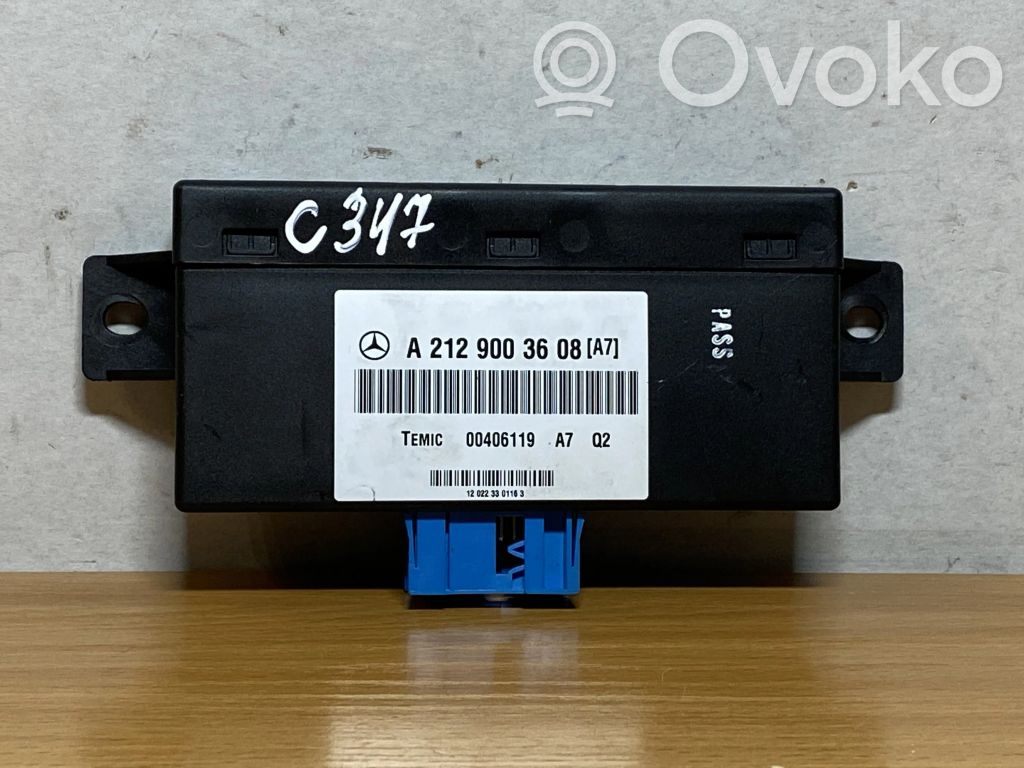 Mercedes-Benz E W212 Air suspension control unit module (rear) 