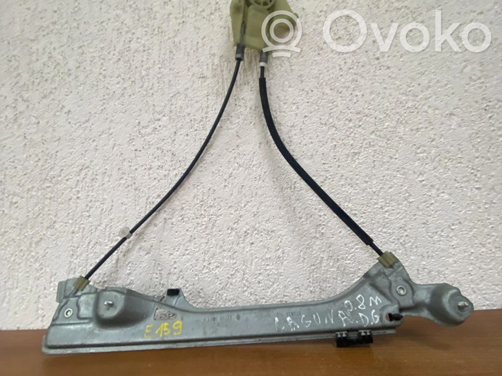 Renault Laguna III Rear door window regulator with motor 