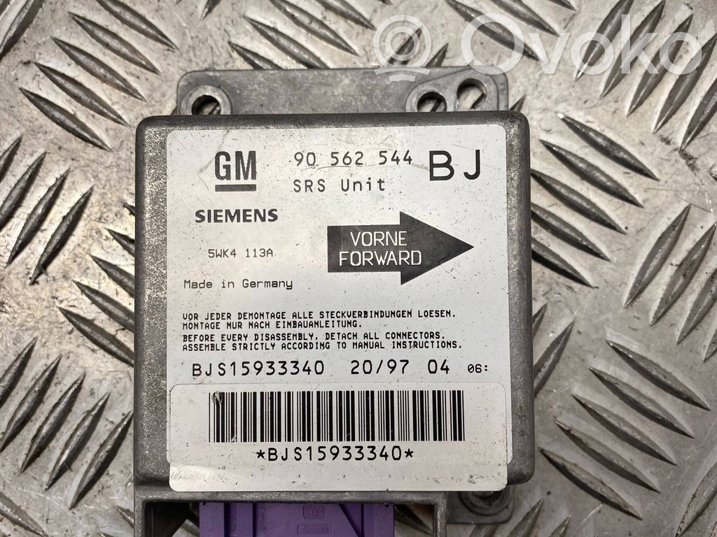 Opel Astra F Airbag control unit/module 