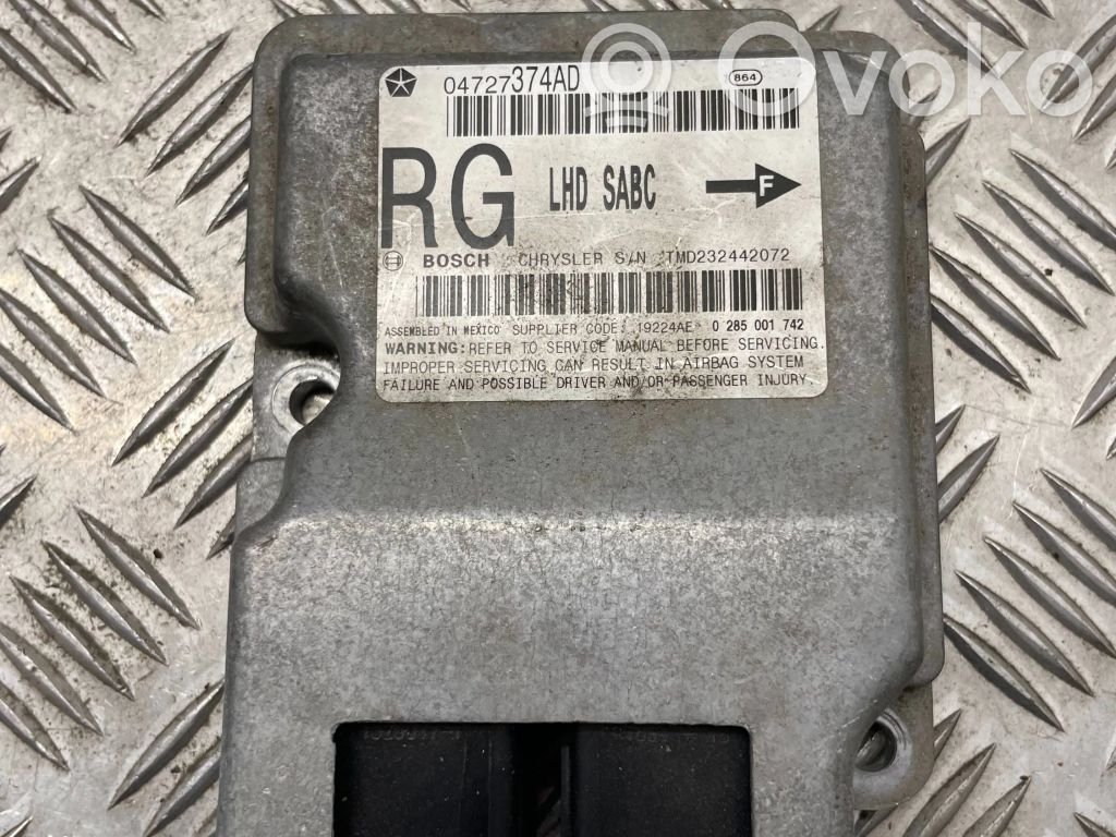 Chrysler Voyager Airbag control unit/module 