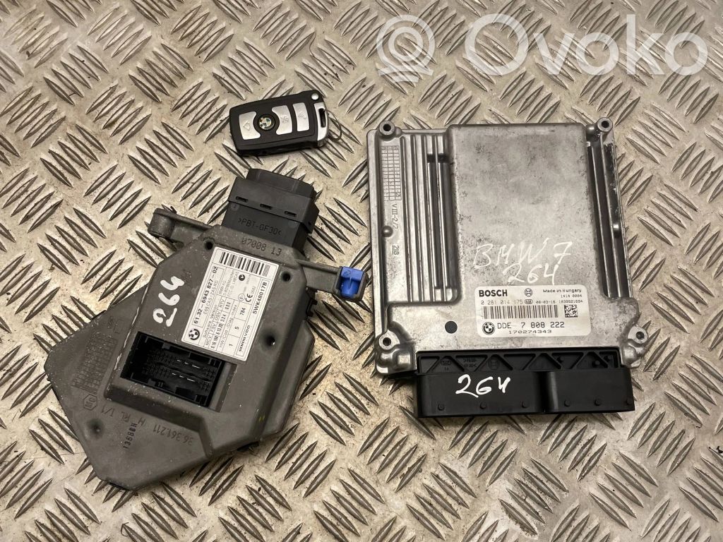 BMW 7 E65 E66 Engine ECU kit and lock set 