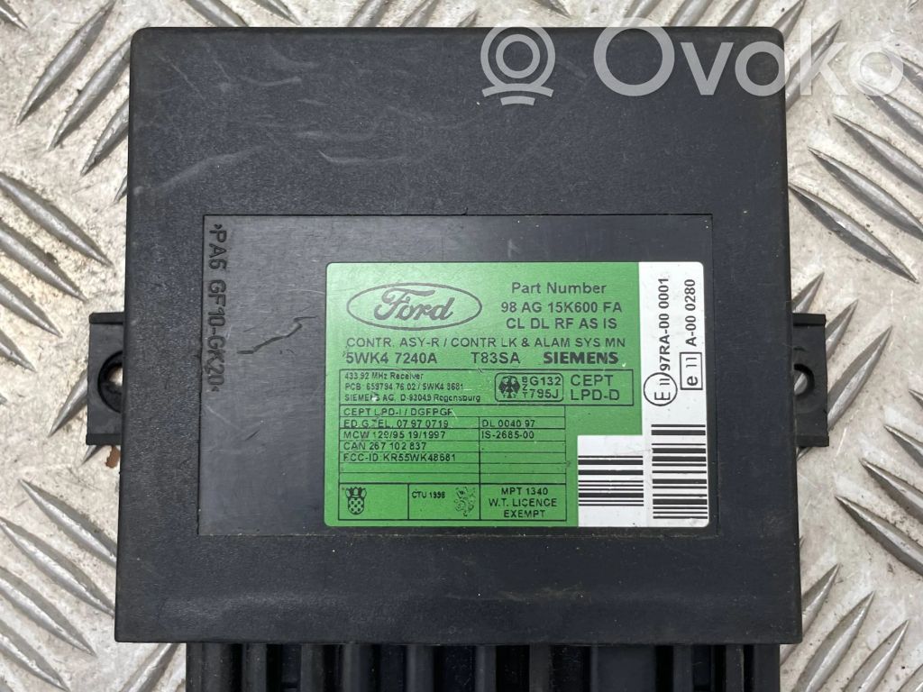 Ford Mondeo MK II Komfortsteuergerät Bordnetzsteuergerät 