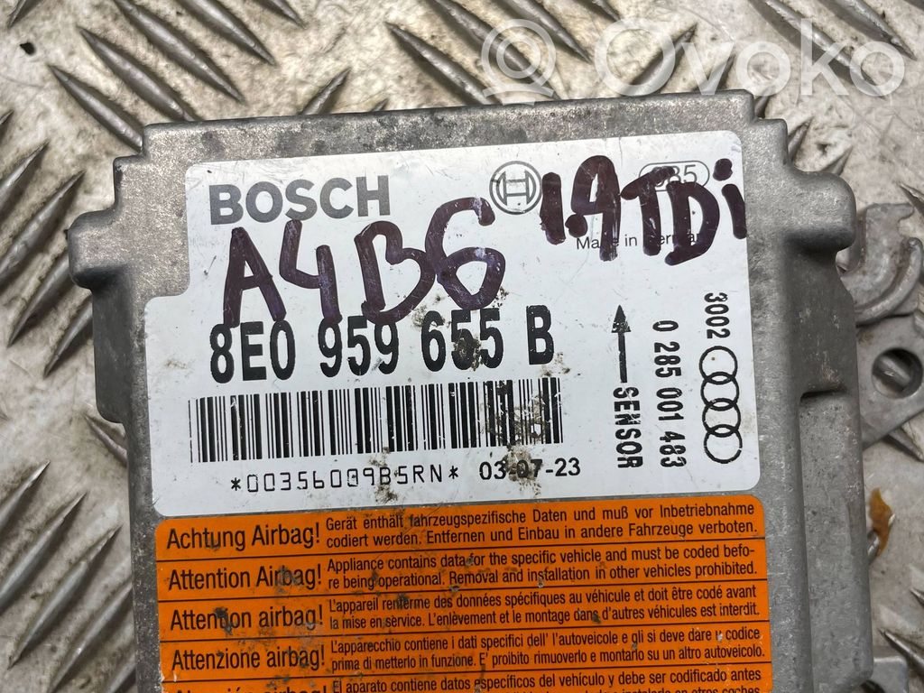 Audi A4 S4 B6 8E 8H Airbag control unit/module 