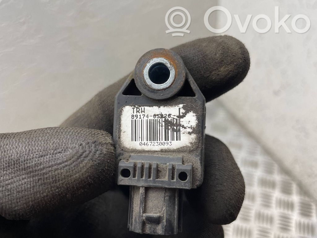 Toyota Avensis T250 Sensor impacto/accidente para activar Airbag 