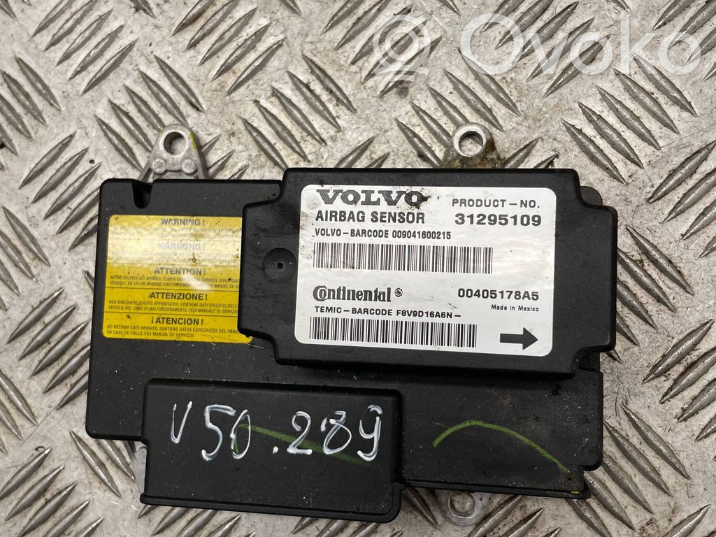 Volvo V50 Module de contrôle airbag 