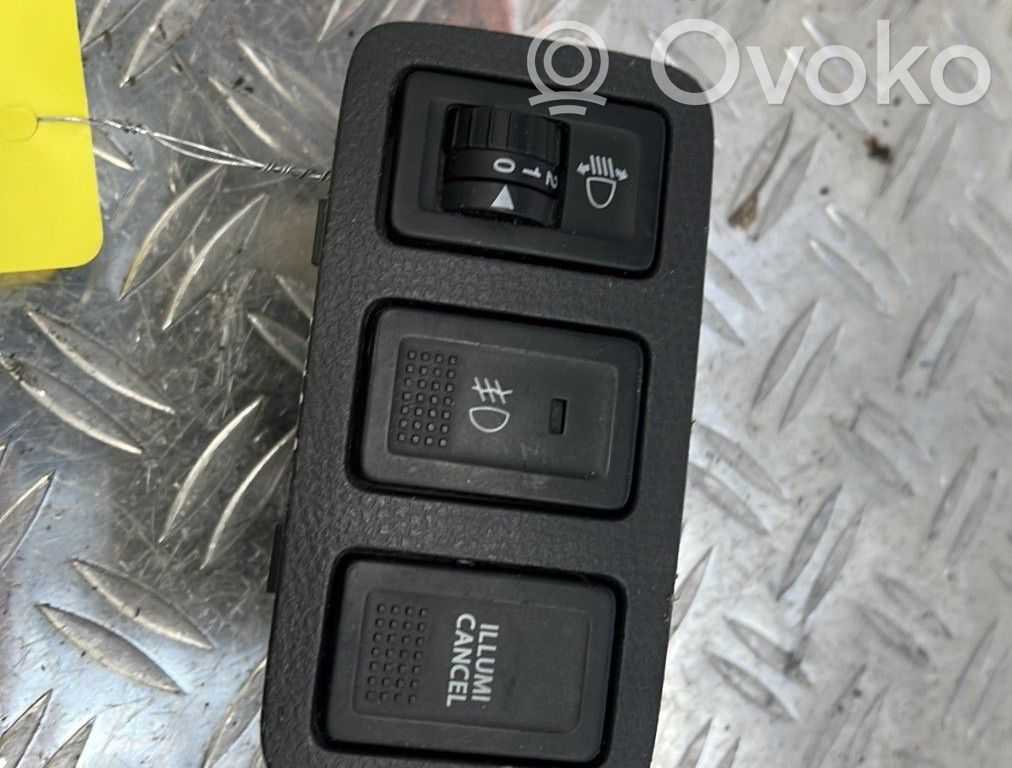Suzuki SX4 Interruptor de control de altura del faro delantero 